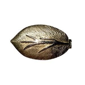 Vintage Mimi‎ Di N Gold Tone Signed Belt Buckle 1983 Art Nouveau Nature Designer